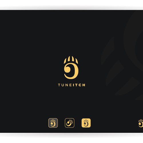 Create a bear claw-like logo that will double as an iOS 8 app icon for music startup TuneItch Diseño de Marko Djekic