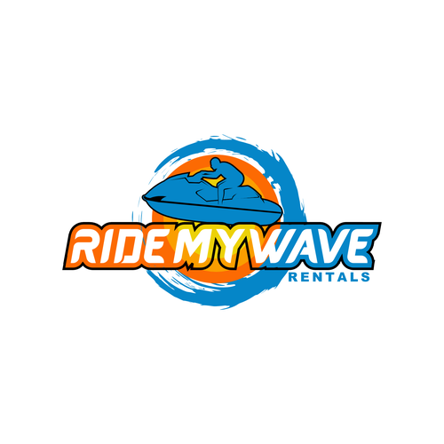 "cool", "edgy", "fun" jet ski company logo. Design by dmtrgor123