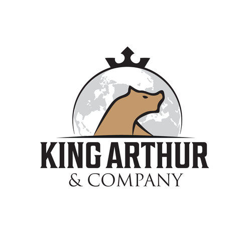 Need an iconic bear logo for King Arthur & Company. Design by Andrei Petcu