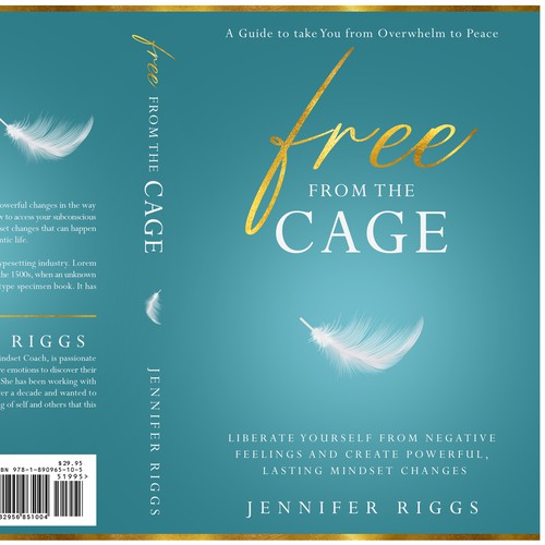 Free From the Cage book cover--Self help/emotional freedom Design by Deziredzin