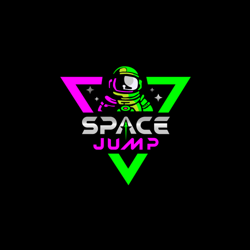 Space Jump Trampoline Park - Logo Design For Space Themed Adventure Park Design by PUJYE-O