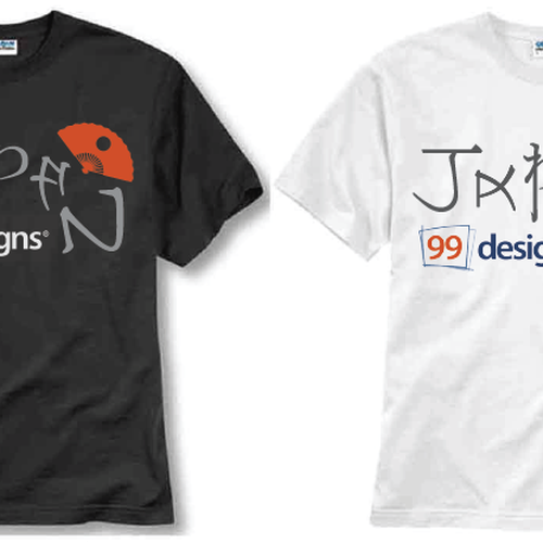 WANTED T-shirt design for 99designs JAPAN-ontwerp door Nekona_ko