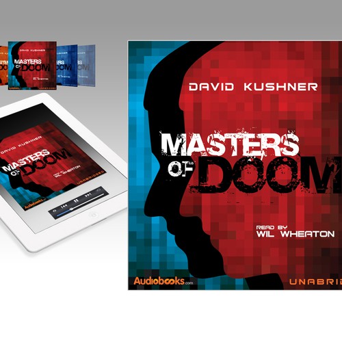 Design the "Masters of Doom" book cover for Audiobooks.com デザイン by Sherwin Soy