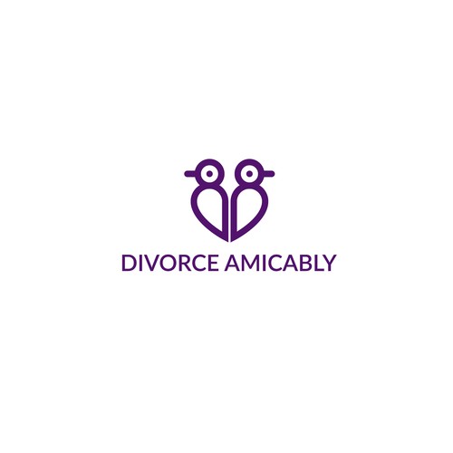 Logo for a new, healthy way for reasonable people to divorce Design by ChioP