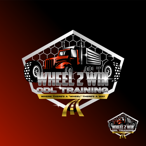 Design a Catchy Logo for CDL Truck Driving School Diseño de Mr. Rious ⚡