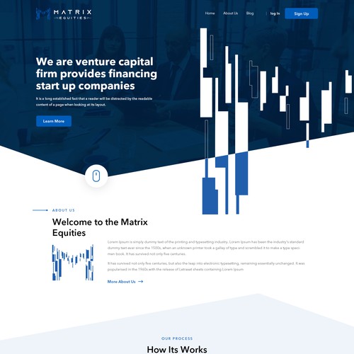 Matrix Equities needs fresh new website Design by OMGuys™