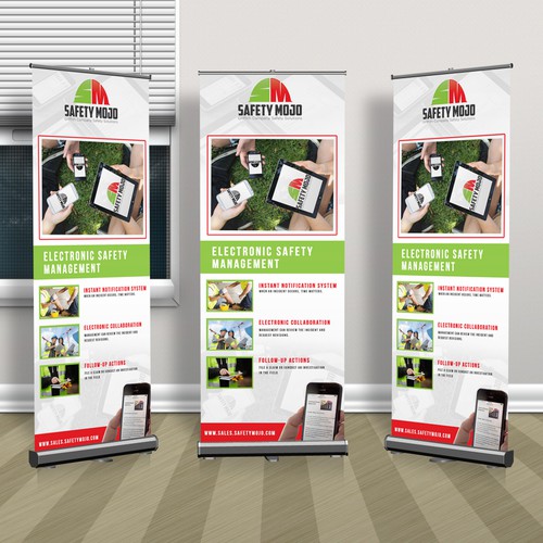 Vertical Banners for Exposition Booth Design by Coloseum27