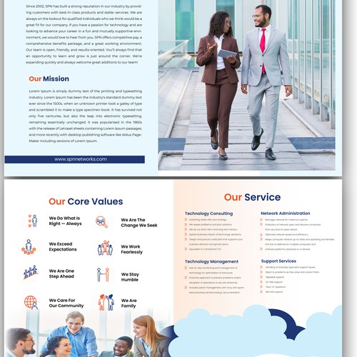 Technology Provider - Company Booklet Brochure Design by Sketch Media™