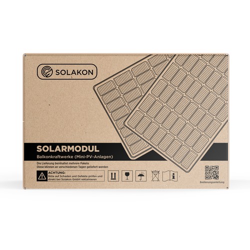 Create a nice Packaging Design for Solar Panels Design by Rajith Shantha