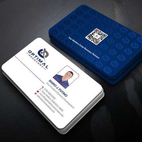 Optimal Recovery Business Card Design by Xclusive16