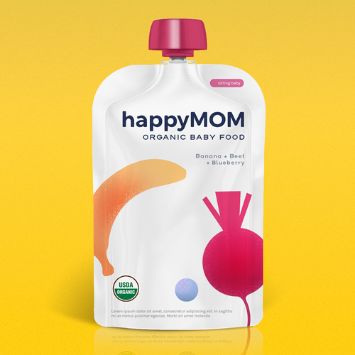design a package for a baby food brand Product packaging contest