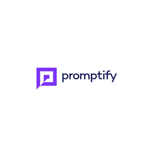 Modern, Simple and Sleek Logo for Promptify.com Design by TheDaydreamerStd