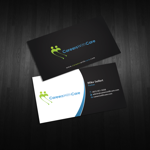 Hire Me business cards Design réalisé par An'