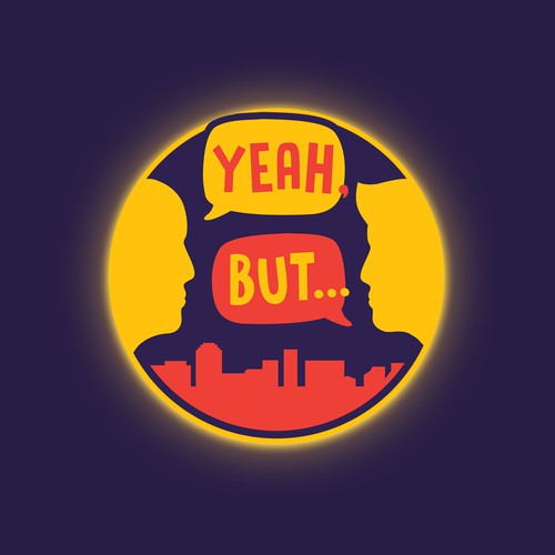 Podcast Logo for the "Yeah, But.." channel Design by Brazuca Studio