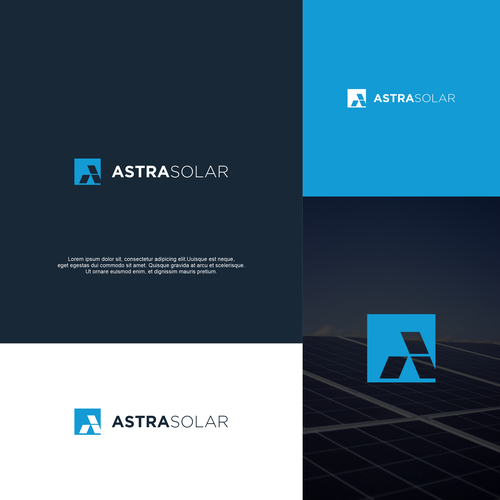 "Astra Solar logo update" ganador Papelería