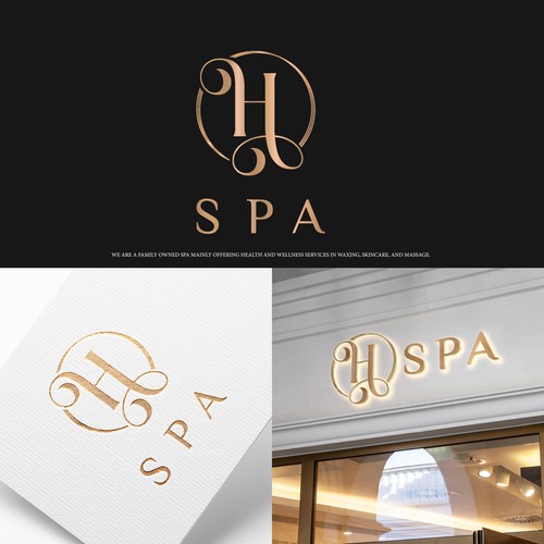 Design a modern and luxurious logo for a new family owned Wellness Day Spa Réalisé par Tara✏️