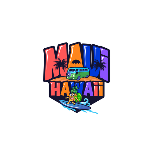 A T-Shirt Design to appeal to travelers to Maui Hawaii Design by Ongie