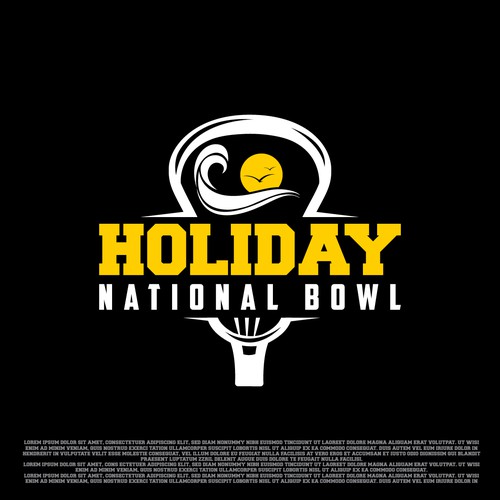 Holiday Bowl Logo Design by Stranger007