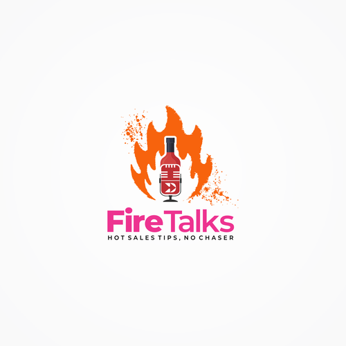 Design a new logo for our season 2 of our Fire Talks show that's strong enough to look like a tier 1 Diseño de BLaksono