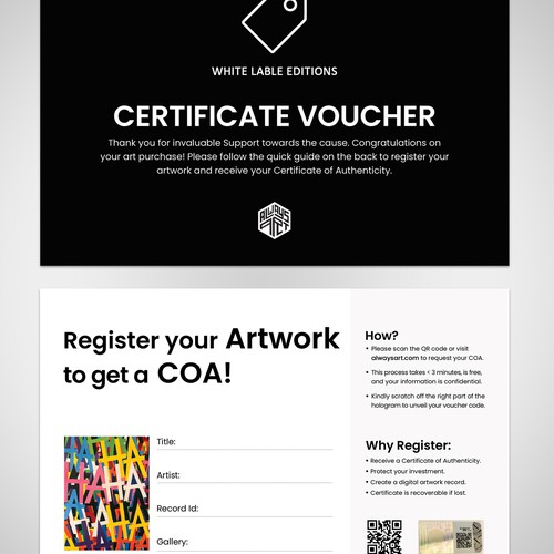 Certificate Voucher Design por Mah_Ari