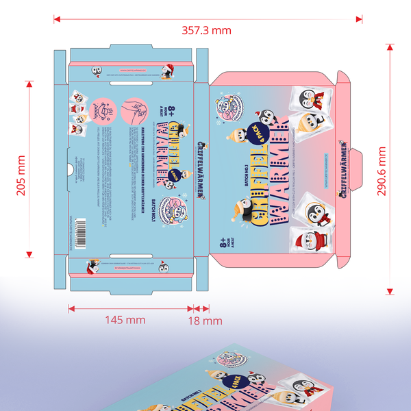 Box Packaging Design For Hand Warmer