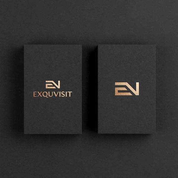 Design by logo rain™ titled "ExquVisit luxurious apartments logo"