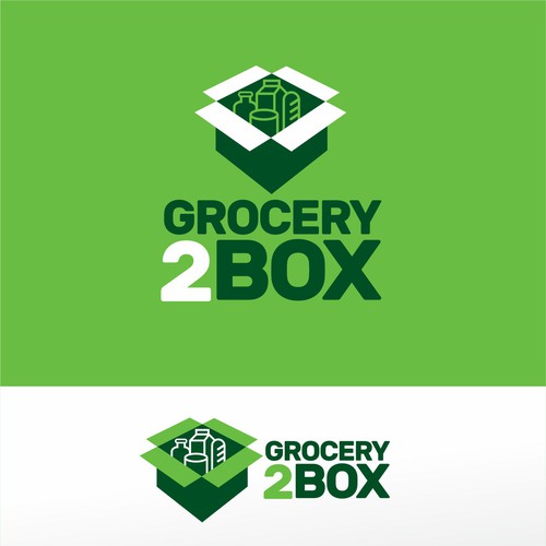 コンペ「we need powerful logo design for our online grocery store」のデザイン by F3design™⭐さん 