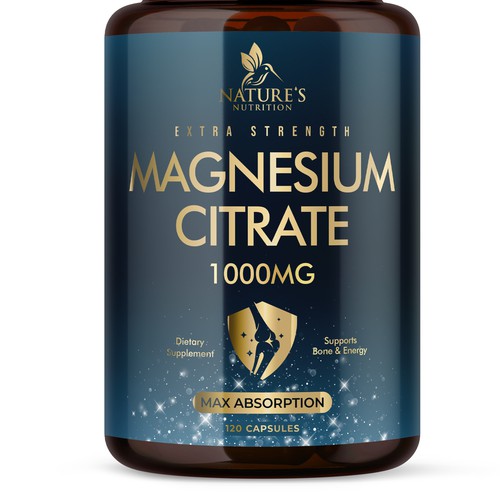 Premium Magnesium Citrate Design needed for Nature's Nutrition Design by UnderTheSea™