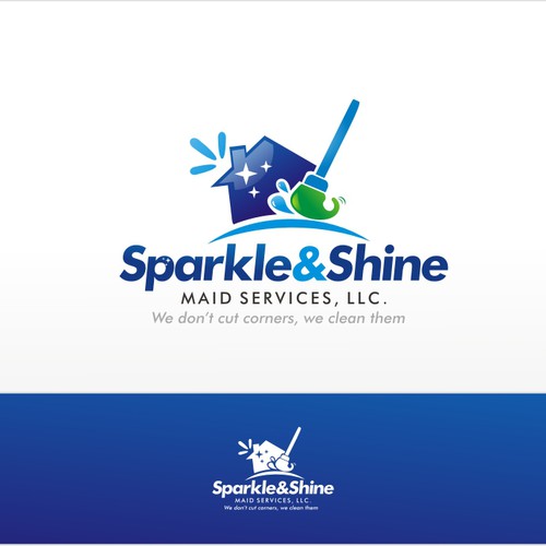 New logo wanted for Sparkle and Shine Cleaning Service | Logo design ...