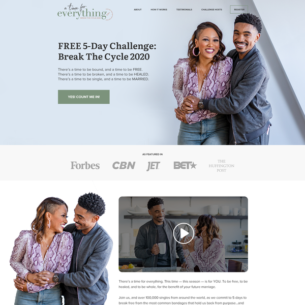 Lead Generation Page Design