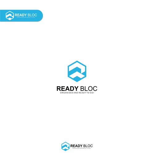 A "block" logo that is "ready" to go at the shot of the starters gun! Design by Dicky_Rio_A