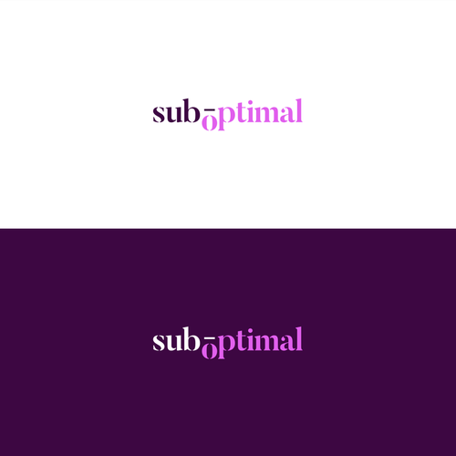 Designs | Logo design for a substack/newsletter: "suboptimal" | Logo ...