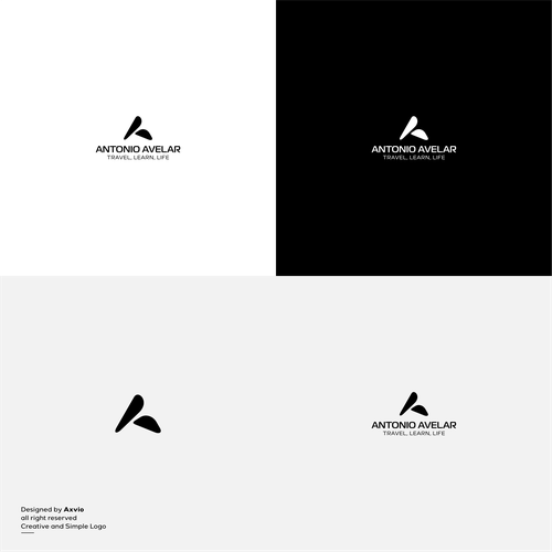 Personal Youtube Channel Logo/Monogram. Travel, Production, Life, Vlog Design by Axvio :)