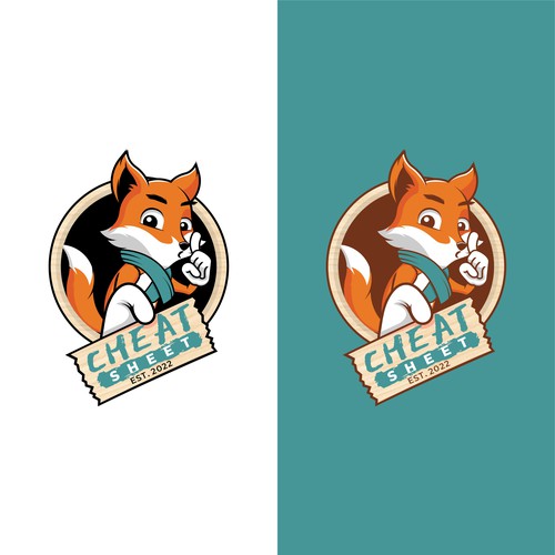 Unique descriptive combo mascot Logo that embodies the action of cheating on a test & shortcuts Design von DevDevit   ★ ★ ★ ★ ★