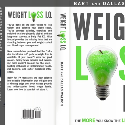 Design a creative and simple cover for weight loss book Design by Milica M.