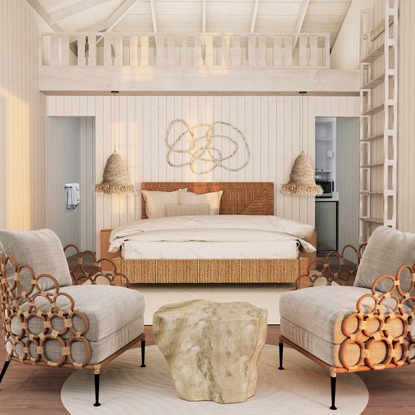 Hotel Room Rendering