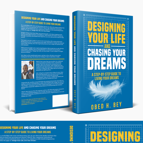 Design a book cover that will turn doubters into dream chasers. Design by Hisna