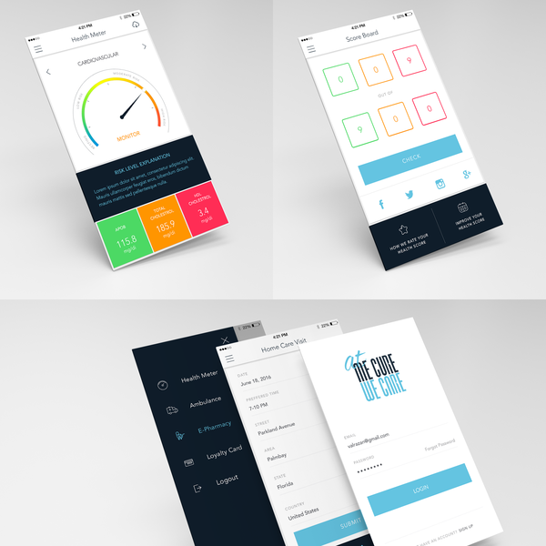 Me Cure We Care Mobile App