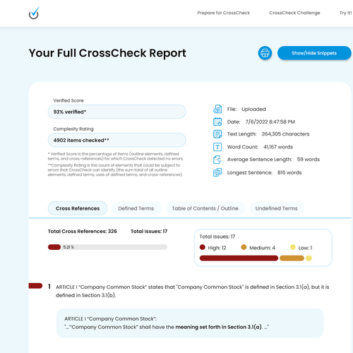 Crisp Report Page to Showcase Our Analytics Output Design by FaTiH™