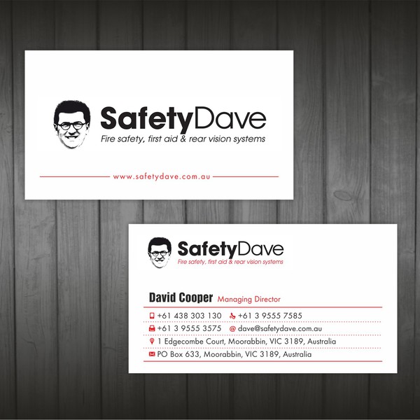Design by Mina_d titled "stationery for SafetyDave"