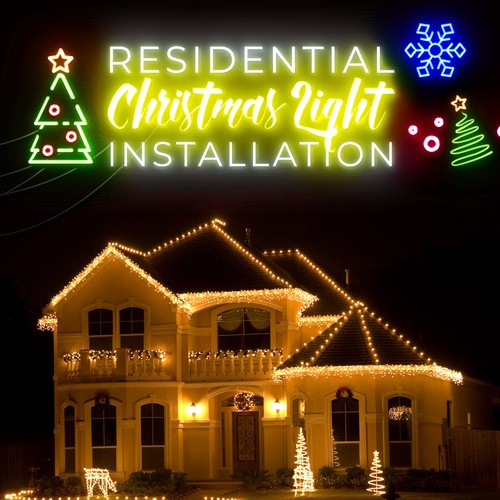 Flyer for Christmas Lighting Design by Kosmos Creatives