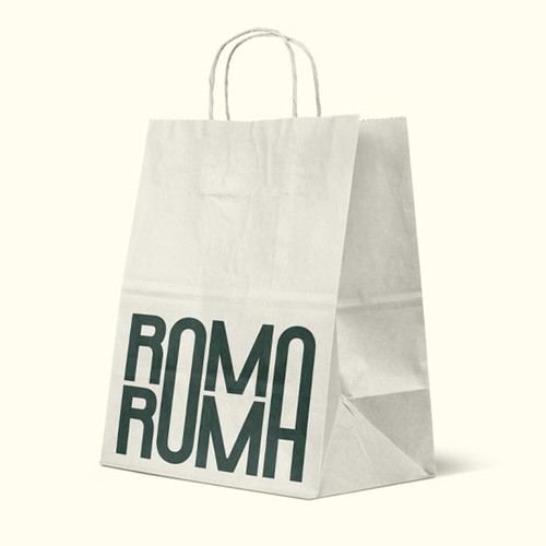 Roma Roma Logo Desing Design by Mamei