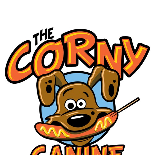 Create a logo for my corn dog business, The Corny Canine | Logo design