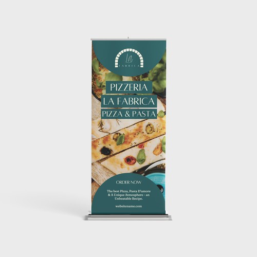 Roll-Up for special Catering Design von rozenschnee