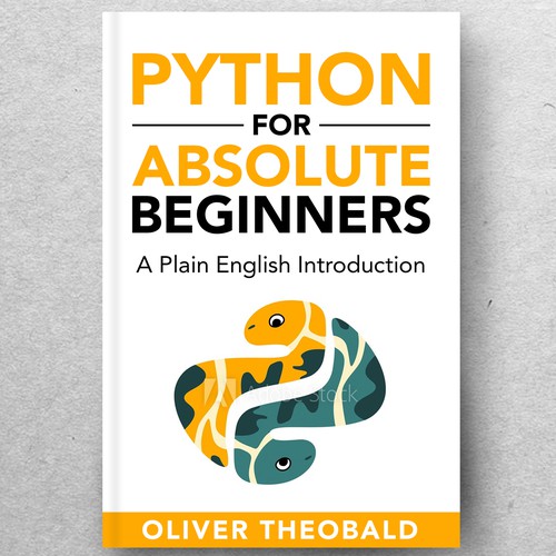 Design e-book cover for Python-ontwerp door ryanurz