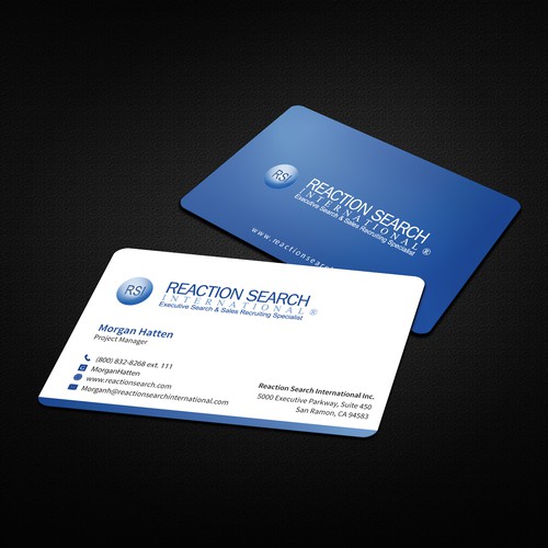 Create a new Business Card design for an Executive Search Company Design réalisé par AkGraphicsSolutions