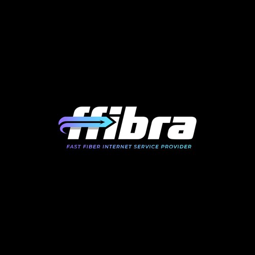 Logo for Fiber Internet Provider Design by ZHR Designs