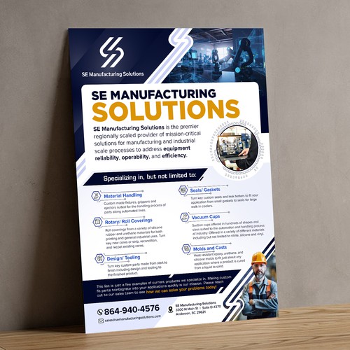 Clean single page line card for potential customers Design by *FBCTechnologies*