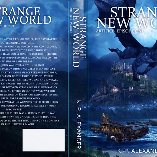 Fantasy Novel "Artifice: Episode One" needs a new cover design! Design por Marco Rano