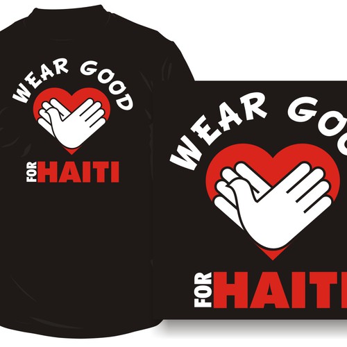 Wear Good for Haiti Tshirt Contest: 4x $300 & Yudu Screenprinter Ontwerp door sireng